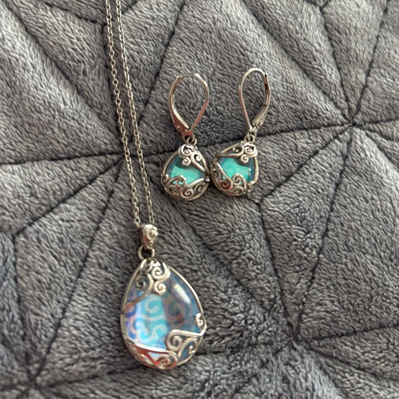 Jewelry - Filigree Sterling Silver Jewelry Set